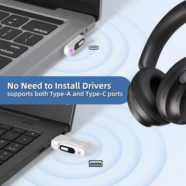 Adaptador Bluetooth 5.2 para PS5/PS4/Nintendo Switch - Imagem 7