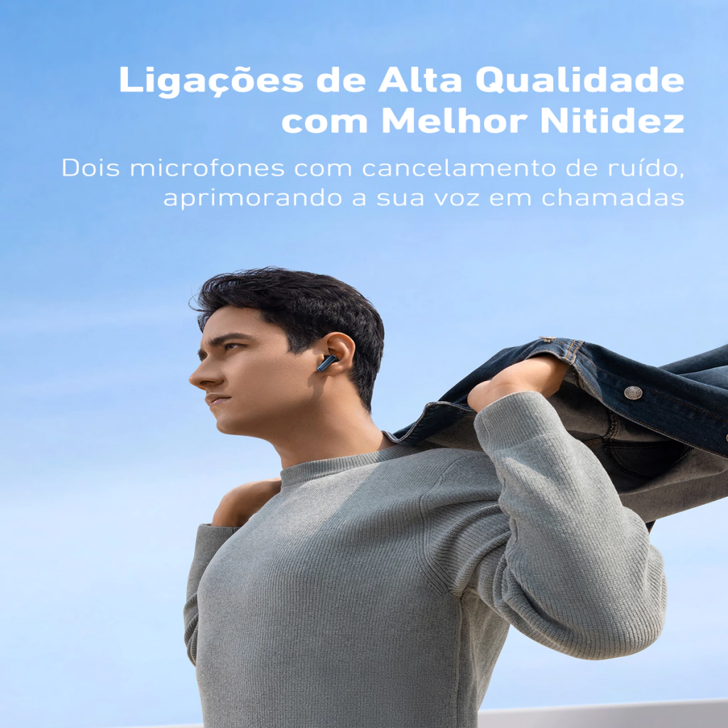 Baseus M2s Anc Cancelamento Ruído -48db Preto - Imagem 7