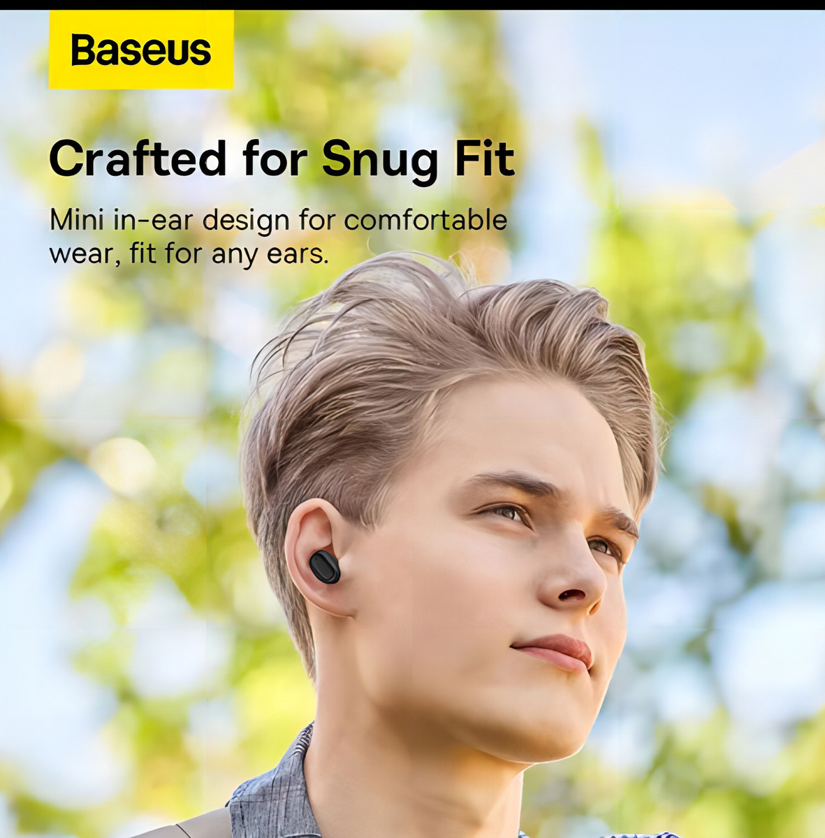 Fone Bluetooth Baseus EZ10 TWS | Áudio HD - Imagem 2